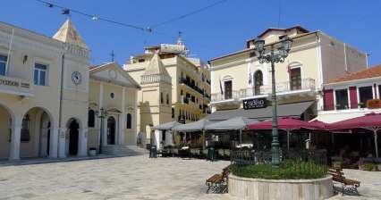 De stad Zakynthos