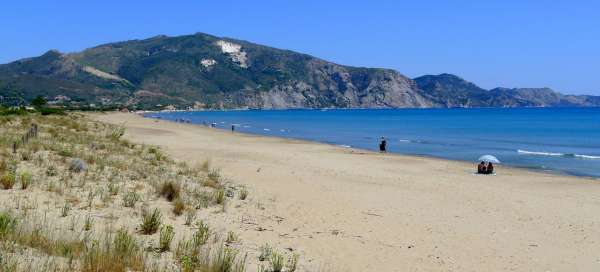 Strand von Laganas: Wetter und Jahreszeit