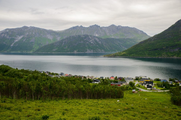 Het dorp Fjordgård