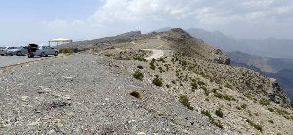 In the Sharaf al Alamayn pass