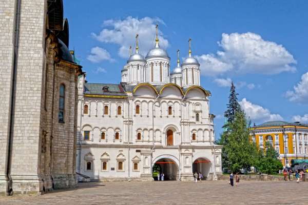 Het paleis van de patriarch en de kerk van de twaalf apostelen