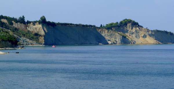 Vue sur la falaise