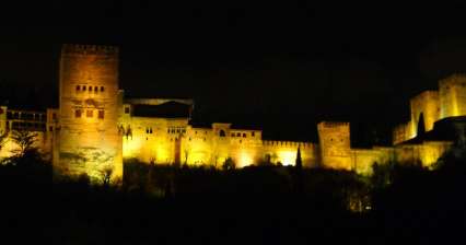 Hrad Alcazaba v Granade