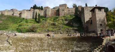 Hrad Alcazaba v Malage