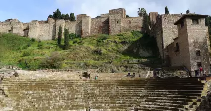Hrad Alcazaba v Malage