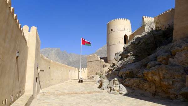 Patio del castillo de Nakchal