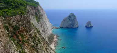 ザキントス島の南西海岸沿いの旅