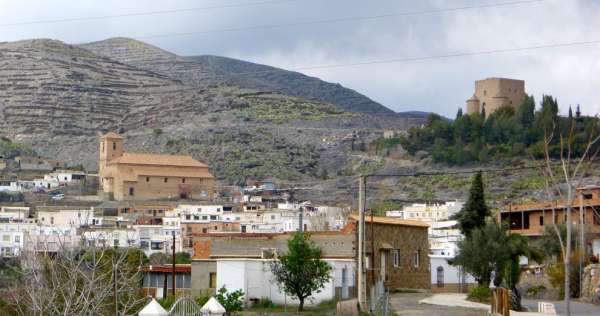 View of the city of Gérgal