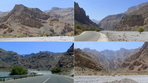 Reiten im Wadi Bani Kharus Valley