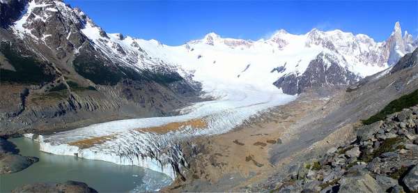 Panorama van de Grande Glacier