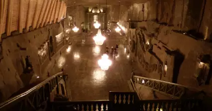Prohlídka solného dolu Wieliczka