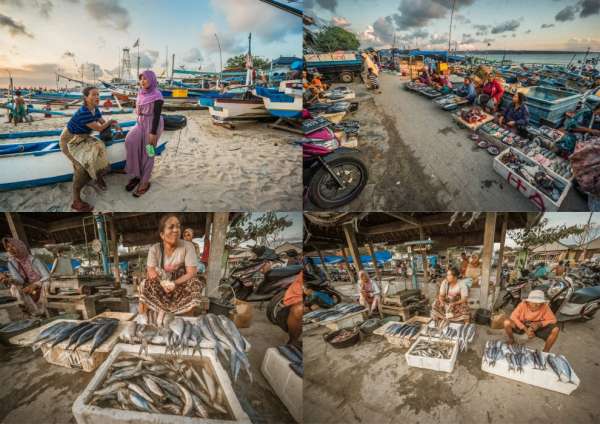 O mercado de peixe
