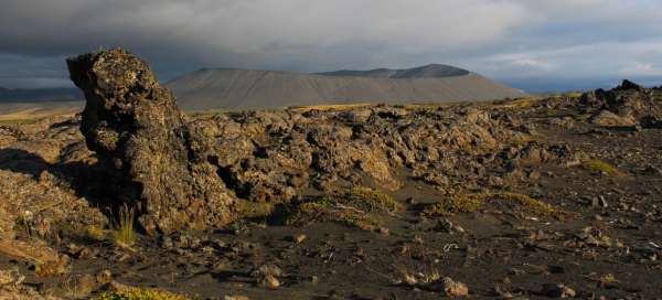 Sopka Hverfjall: Počasí a sezóna
