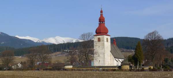 Kostel v Liptovských Matiašovciach: Počasí a sezóna