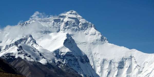 Everest dal lato tibetano