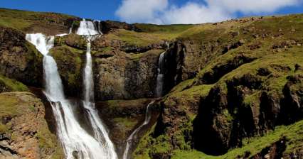 Rjúkandifoss waterfall
