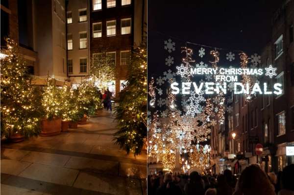 Sedmi-rozcestí (Seven Dials) a stromečkové nádvoří