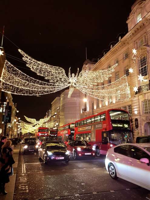 Regent street and angels