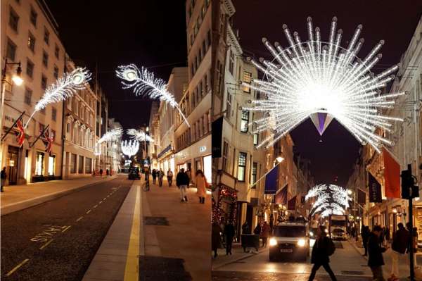 Other beautiful decorations around Oxford street