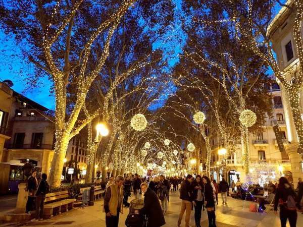 Christmas decoration in Palma