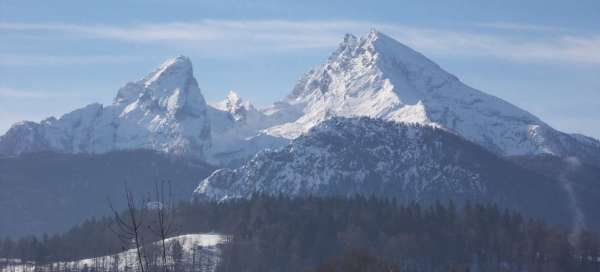 Ascension hivernale au Watzmann (2713 m d'altitude)