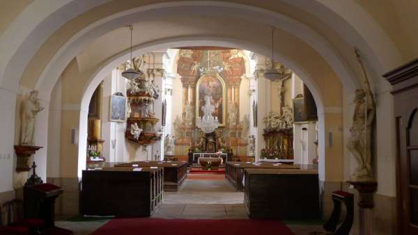 Interno della chiesa