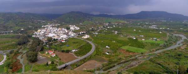 Blick auf das Valle del Guadalhorce