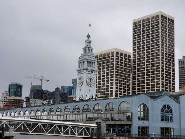 Waterfront and ferry building