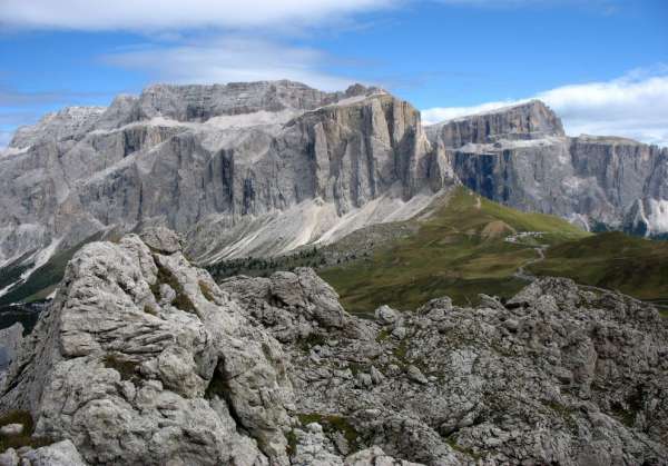 Masiv Sella - skalní pevnost