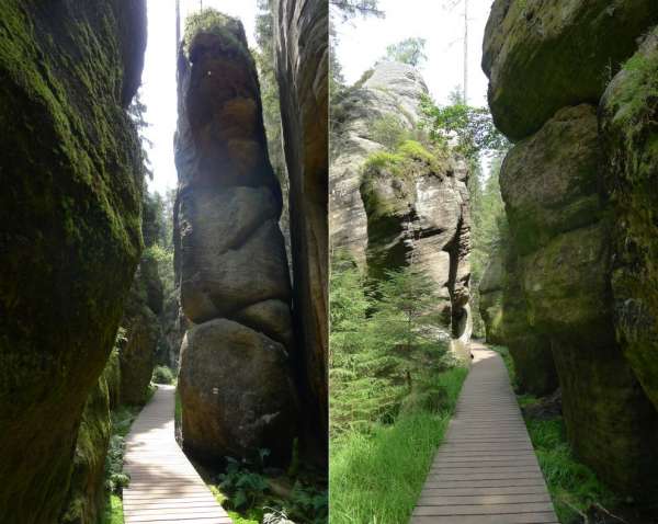 O caminho entre as rochas
