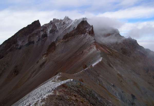 Вид на вершину вулкана Эрцыес Даги