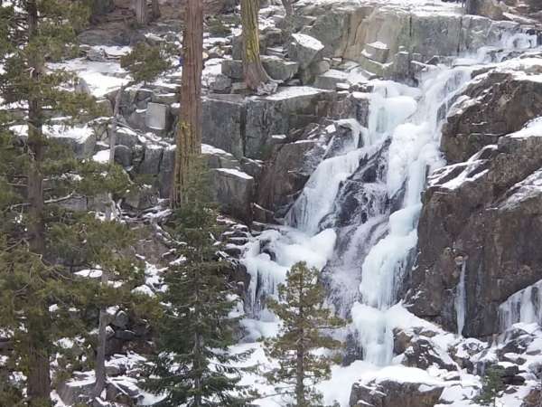 Watervallen bij Lake Tahoe