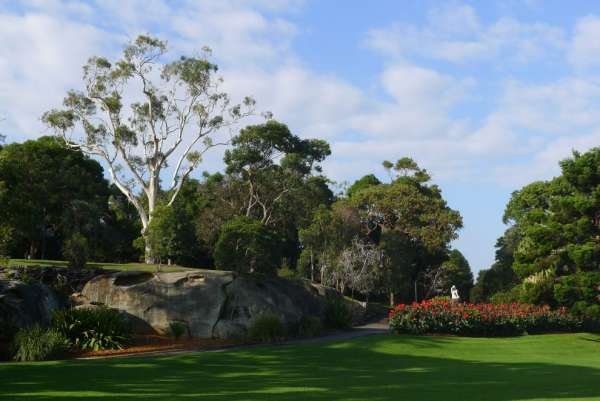 Walk through the botanical garden