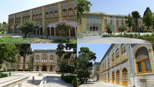 Palácio Golestan do lado de fora