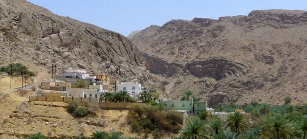Z Wadi Bani Khalid do Wahiba Sands: Ubytování