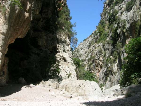 Half cave