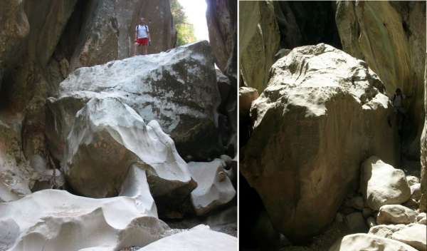 Gigantic boulders