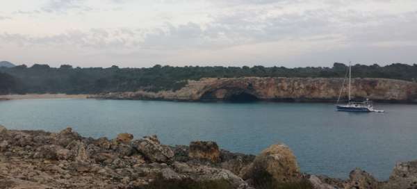 Cala Marmols Bucht