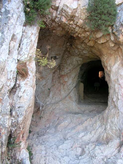 Tunnel through the mountain