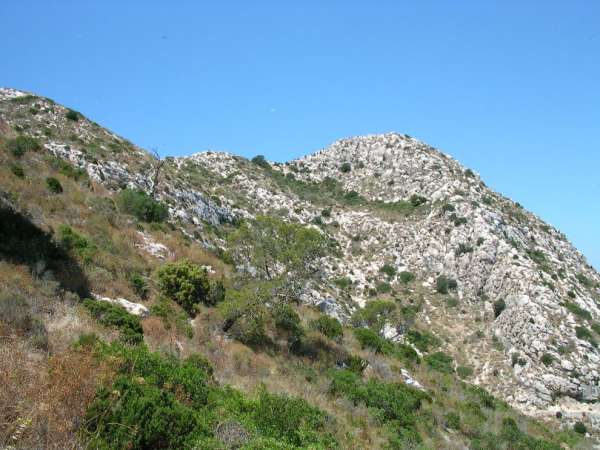 View of the top of the Penyal d'Ifac