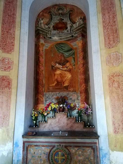 Wnętrze kaplicy św. Anny