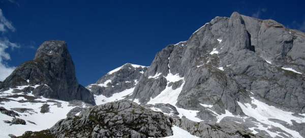 Ascent to Hochkönig: Weather and season