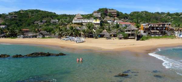 Swimming in San Agustinillo