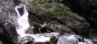 Passeio pelo desfiladeiro de Lichtensteinklamm