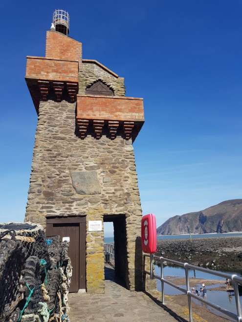 The seaside town of Lynmouth