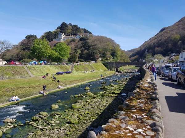 Rivier in Lynmouth