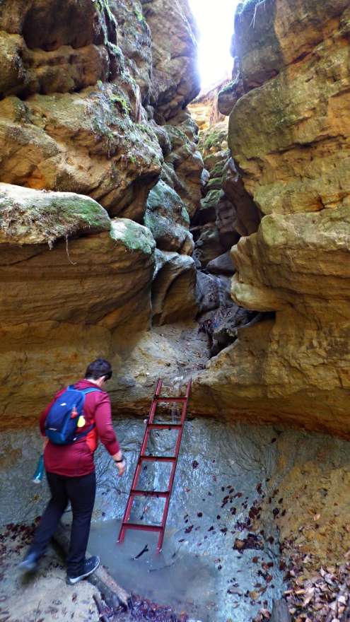 Der linke Arm der Schlucht