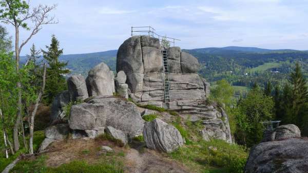 Mirador de rocas Tanvaldský Špičák