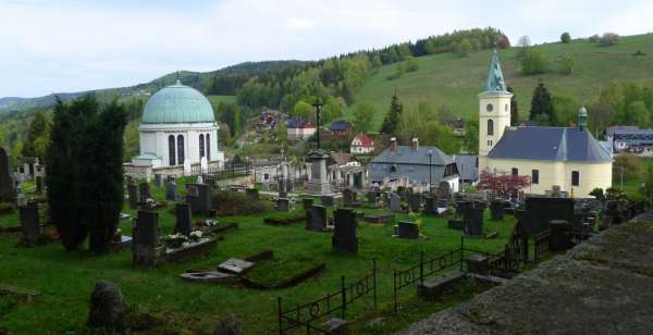 Begraafplaats in Albrechtice