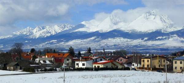 High Tatras from Poprad
